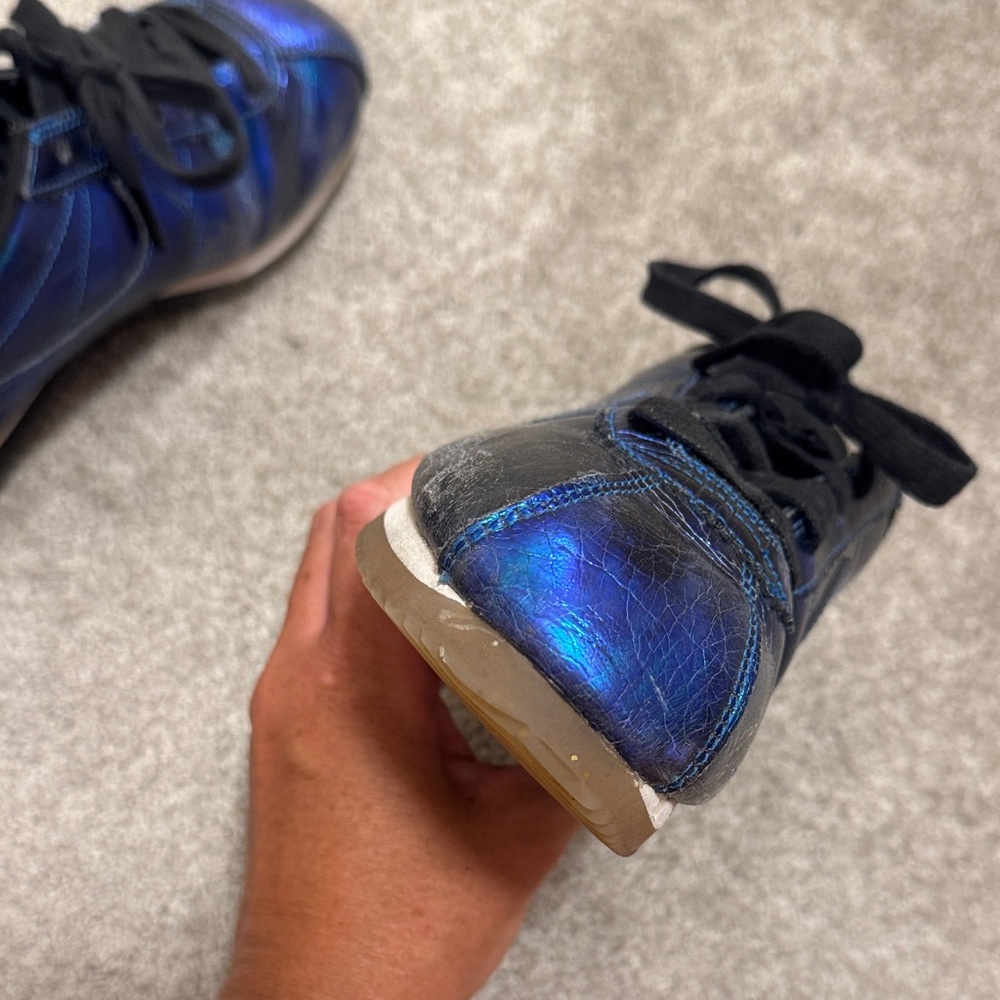 Nike Cortez Iridescent Blue Sneakers - Picture 8 of 15